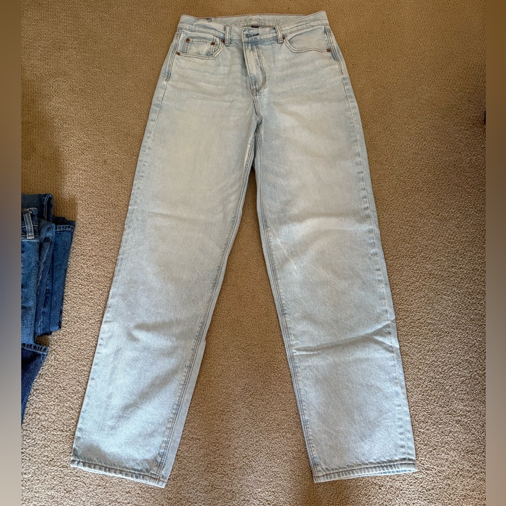 American Eagle Outfitters Blue Straight Leg Jeans